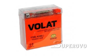 Купить аккумулятор VOLAT YT20L-4(iGEL) (20 A/h), 240A в Березе Шинный двор